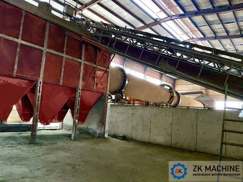 AC 모터 진크 산화물 회전 오븐 7.5-75 KW 회전 오븐 다양한 원료에서 진크 추출을 위해