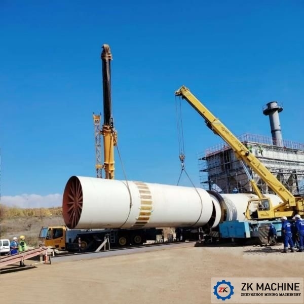 2-46t/H 광물 건조를 위한 PLC 제어 시스템과 함께 산업 회전 건조기