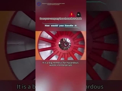 높은 표준 시립 폐기물 소각장, 로터리 오븐 소각장 2.0-34 T/H