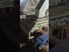 작은 입자 물질 다이아 275mm 5.8TPH 이중 롤러 Granulator